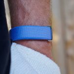 I’m wearing the Fitbit Air, and I love how it brings back the golden age of fitness trackers