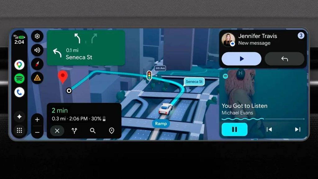 Android Auto’s big 2026 makeover brings immersive maps and FHD YouTube
